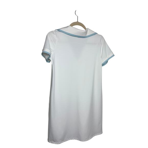 Addison Bay Easy Polo Dress in White Sz. S - Picture 6 of 7